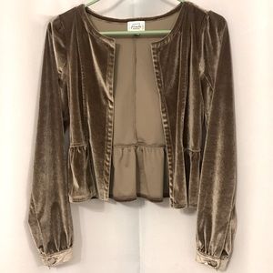 French Velvet Fashion Jacket